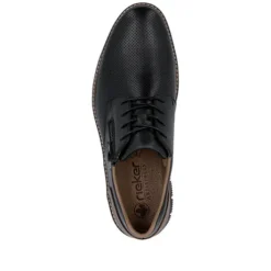 Rieker Black and Tan Comfort Shoe|1441200