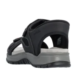 Rieker Black Comfort Sandal|2695300