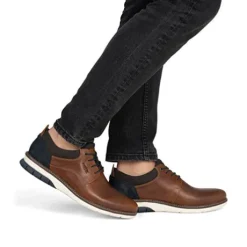 Rieker Cognac Comfort Shoe|1440524A