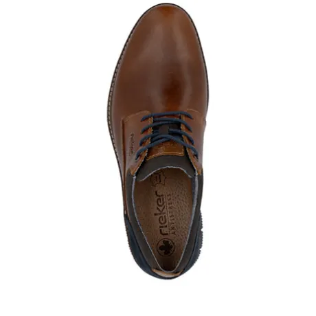 Rieker Cognac Comfort Shoe|1440524A