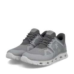 Rieker Grey Comfort Generous Fit Trainer|0435540