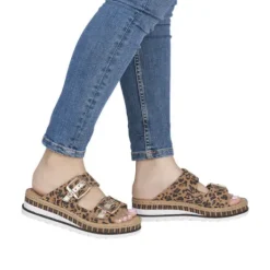 Rieker Leo Print Wedge Sandal|V795590M