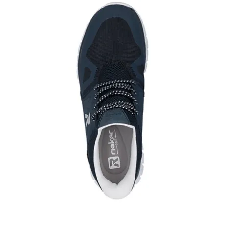 Rieker Navy Comfort Generous Fit Trainer|04355140