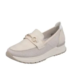 Rieker N745560WHT- Loafer.
