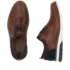 Rieker R 1440524BR- Wide Fit Laced Shoe.