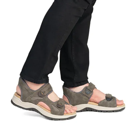 Rieker Taupe Comfort Sandal|2695325