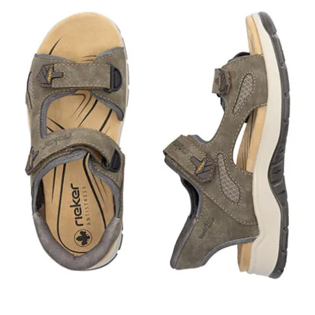 Rieker Taupe Comfort Sandal|2695325