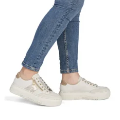 Rieker White Platform Trainer|M191280