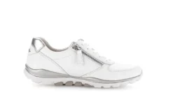 Rolling Soft White and Silver Comfort Trainer|8696851W