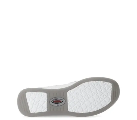 Rolling Soft White and Silver Mini Wedge Trainer|8695850