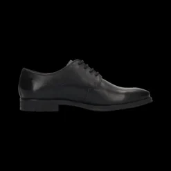 Salamander Black Lace-Up Business Shoe|E11AUU0110