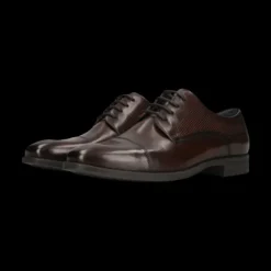 Salamander Brown Lace-Up Business Shoe |E11AUU026