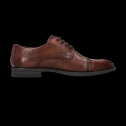 Salamander Cognac Leather Lace-Up Business Shoe|E11AUU0263