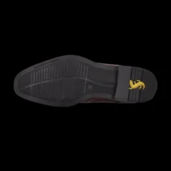 Salamander Cognac Leather Lace-Up Business Shoe|E11AUU0263