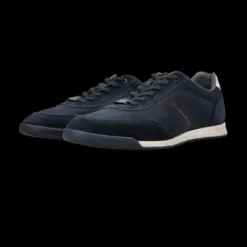 Salamander Navy Leather Trainer|E31AWA0341