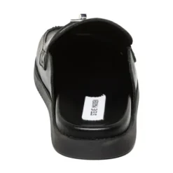 Steve Madden Black Leather Slip On| 11005393B