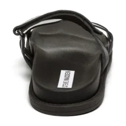 Steve Madden Black leather Strap Sandal|12000835BL