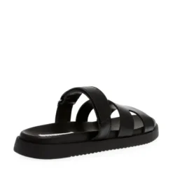 Steve Madden Black Strap Mule| 11003028BL