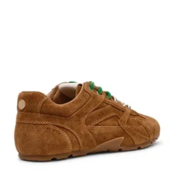 Steve Madden Camel Suede Retro Trainer| 1100515923