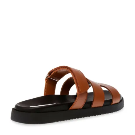 Steve Madden Cognac Strap Mule| 11003028CL