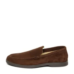 Steve Madden Dark Brown Suede Loafer| 12000349DB