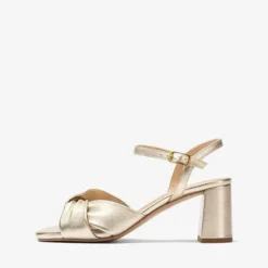 Unisa Gold Leather Sandal |MEDWAYG