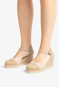 Unisa Nude Wedge Espadrille|CECHNU