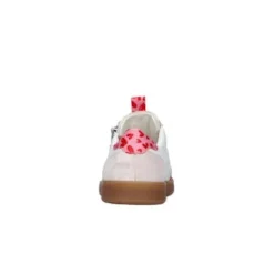 Waldlaufer Wide Fit White and Pink Trainer|704002264