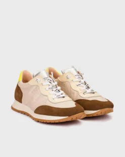 Wonders Beige and Brown Urban Trainer |A4802C