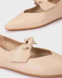 Wonders Beige Bow Pump|A3840B